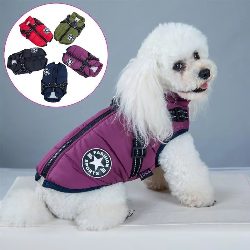 WATERPROOF DOG JACKET WITH HARNESS - Hot Sale 50% Off
