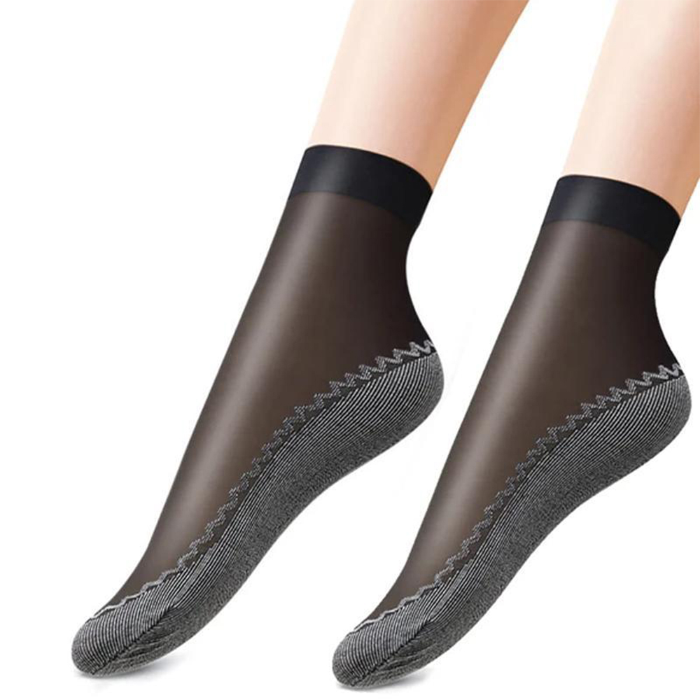 Higolot™ Silky Anti-Slip Cotton Socks(5 pairs)