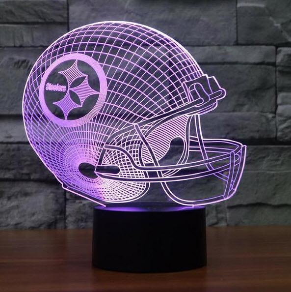 PITTSBURGH STEELERS 3D LAMP PERSONALIZED