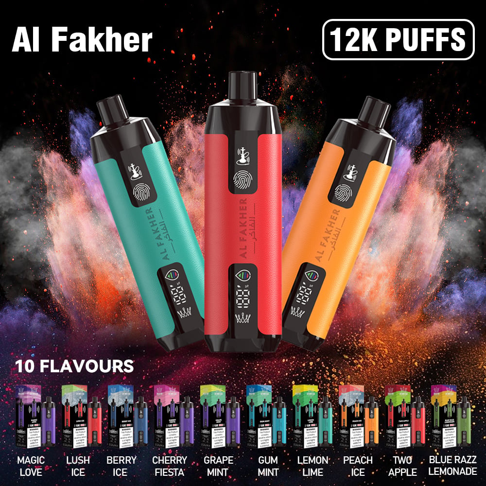 Al Fakher 12K Puffs Soundwaves- 10 Flavors（Limited Stock Available! ⏳）