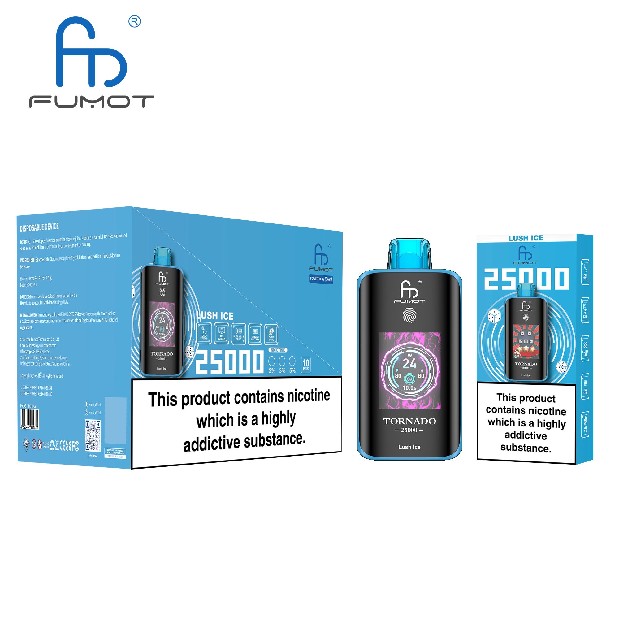 FUMOT TORNADO 25000 PUFFS - GAME MODE