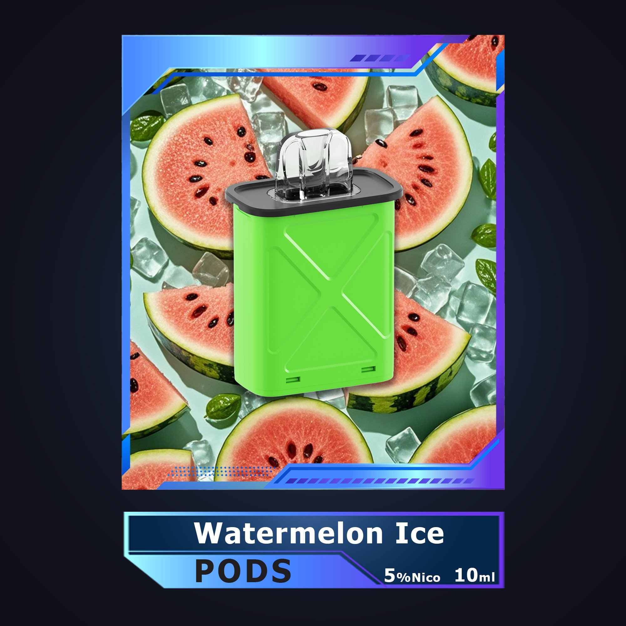 Watermelon Ice Flavor Pod丨Vapepie FlexSwitch 10000 Puff Vape