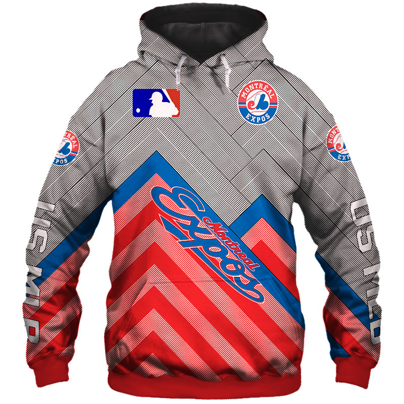 MONTREAL EXPOS 3D HOODIES ME001