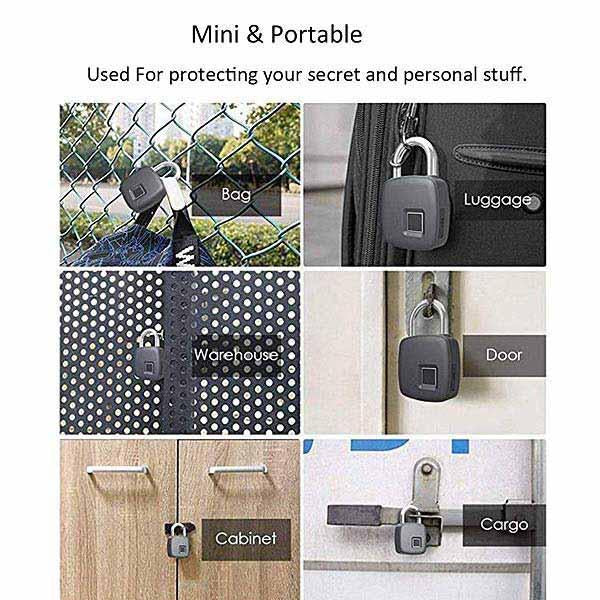 Higolot™ USB charging portable fingerprint smart lock