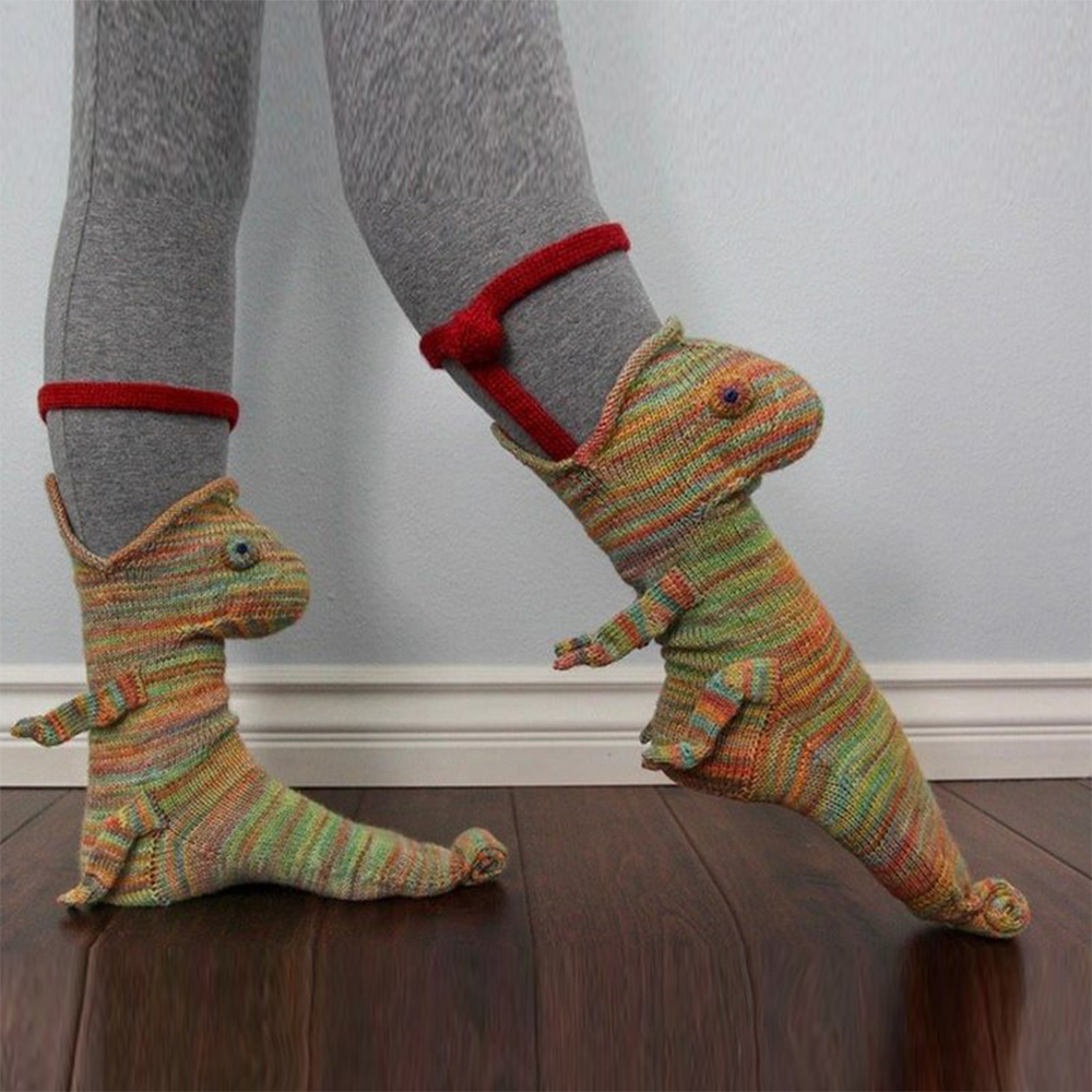Castillotigo™ Calcetines divertidos para fiestas navideñas