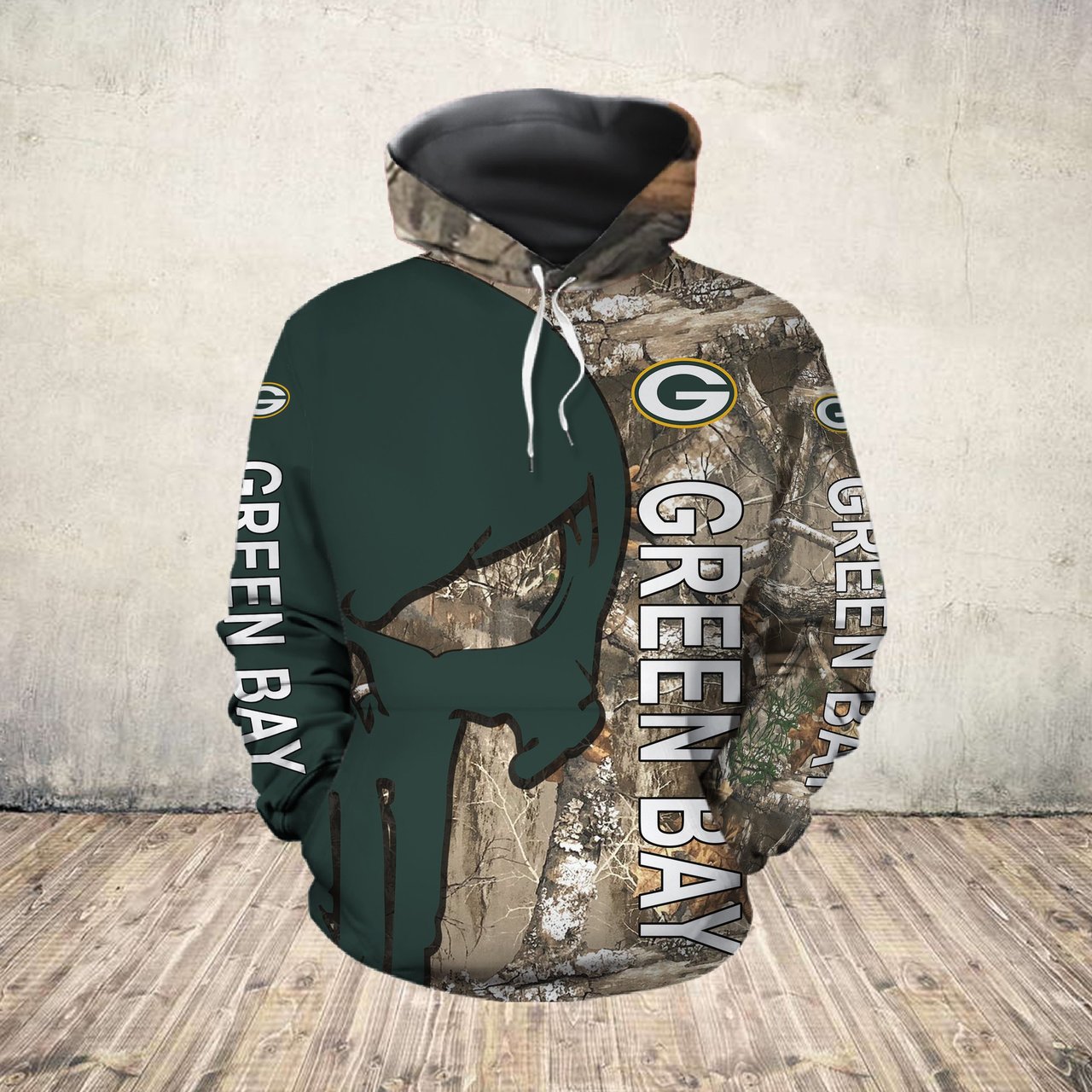 GREEN BAY PACKERS 3D HOODIE GGBBPP016