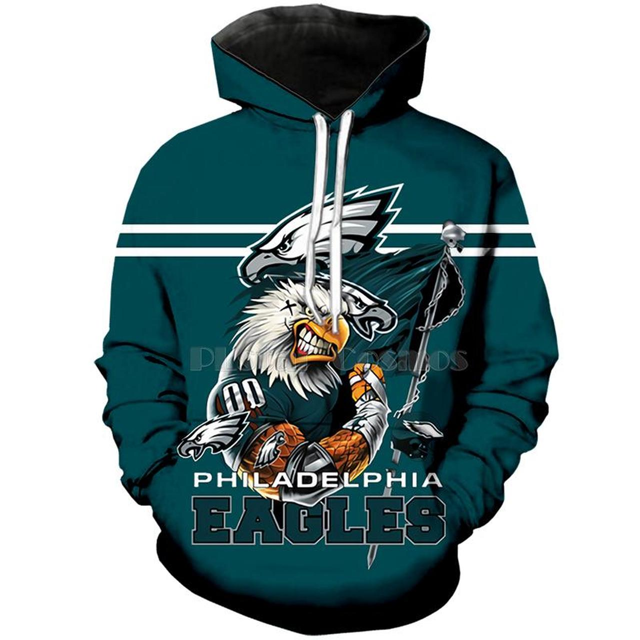 PHILADELPHIA EAGLES 3D HOODIE PPEE021