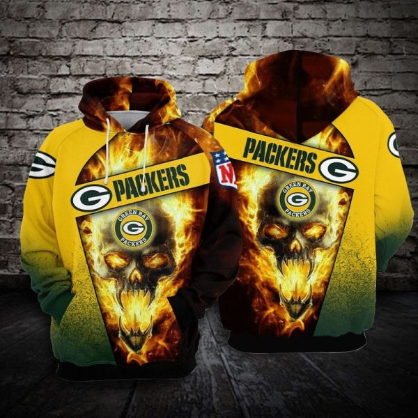 GREEN BAY PACKERS 3D HOODIE AGBP14