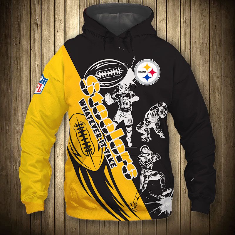 PITTSBURGH STEELERS 3D HOODIE PPSS002