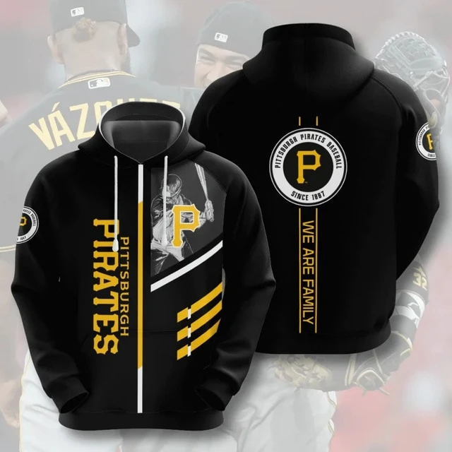 PITTSBURGH PIRATES 3D HOODIES PP1007