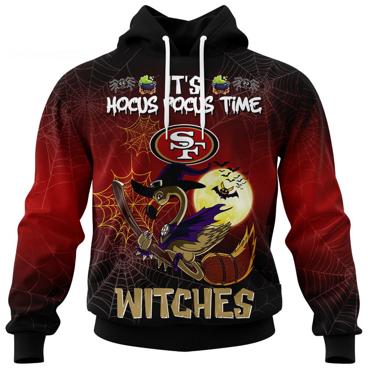 SAN FRANCISCO 49ERS 3D HOODIE HALLOWEEN002