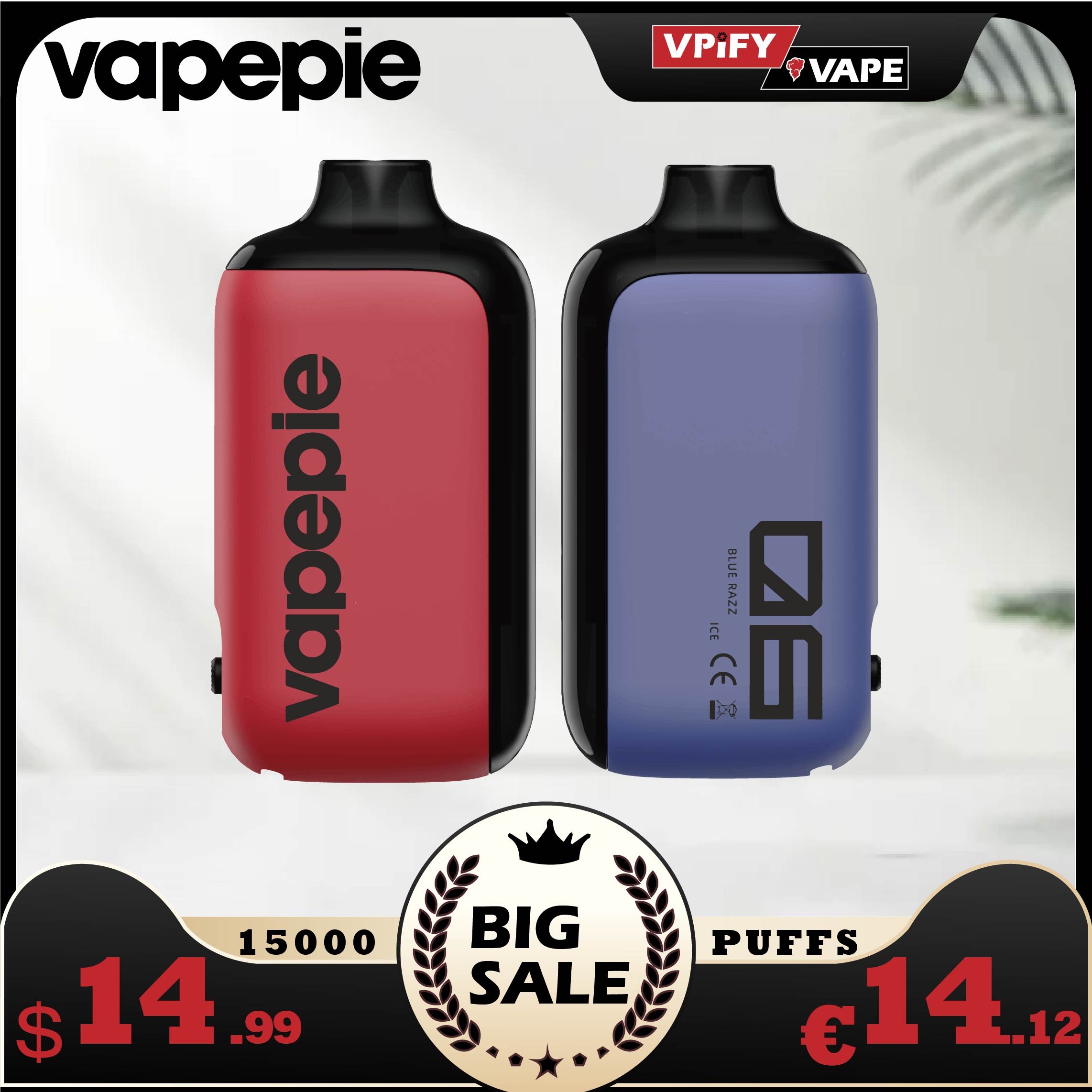 Vapepie AG 15000 PUFFS（Germany）