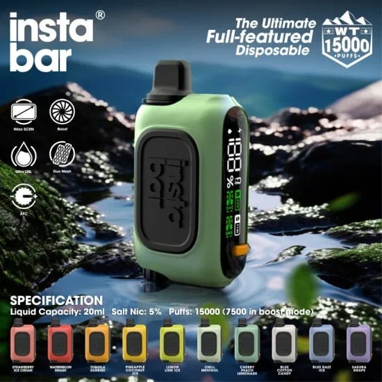 🎉Best Sale🎉 INSTABAR WT15000 PUFFS