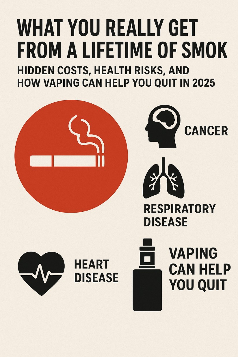 What You Really Get from a Lifetime of Smoking: Hidden Costs, Health Risks, and How Vaping Can Help You Quit in 2025
