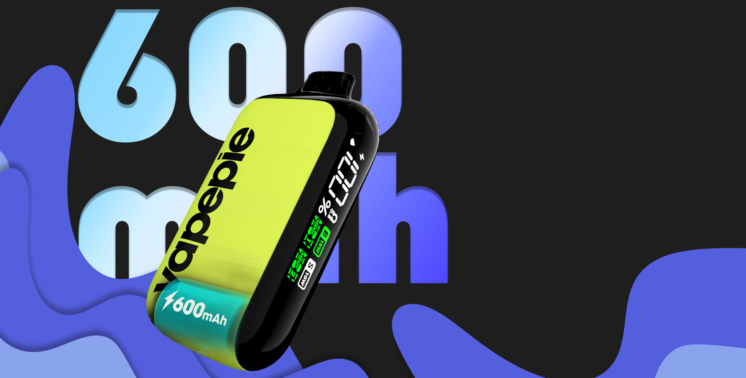 Vapepie Ag 15000 Puffs Vape mit Display