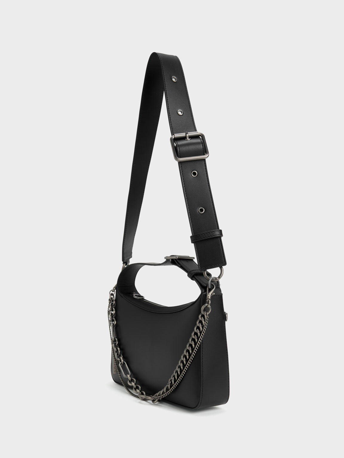 Annelise Double Belted Shoulder Bag