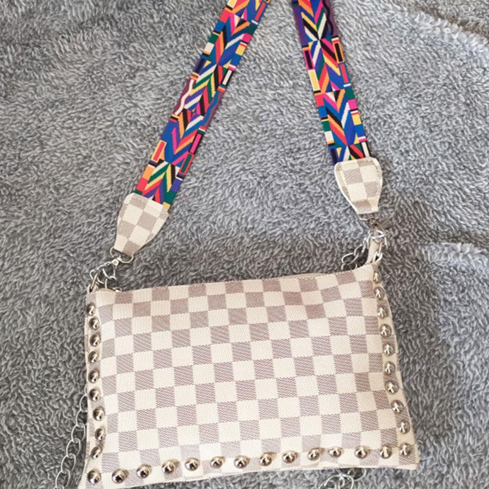 Higolot™ 2022 Summer New Ladies PU Leather Leopard Plaid Cross-Body Handbag