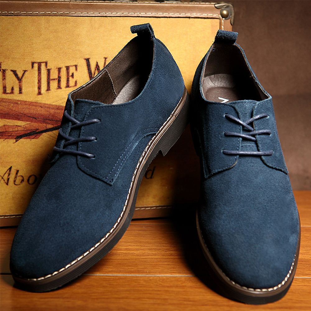 Castillotigo™ Zapatos Oxford de gamuza cómodos de moda de otoño