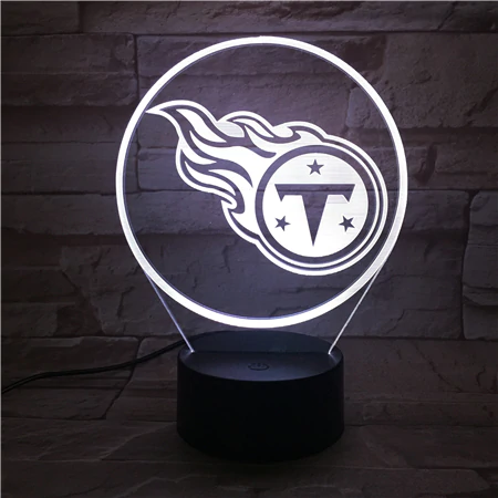 TENNESSEE TITANS 3D LED LIGHT LAMP