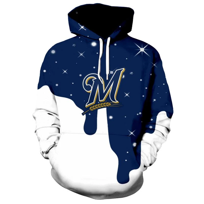 MILWAUKEE BREWERS 3D HOODIES MB005