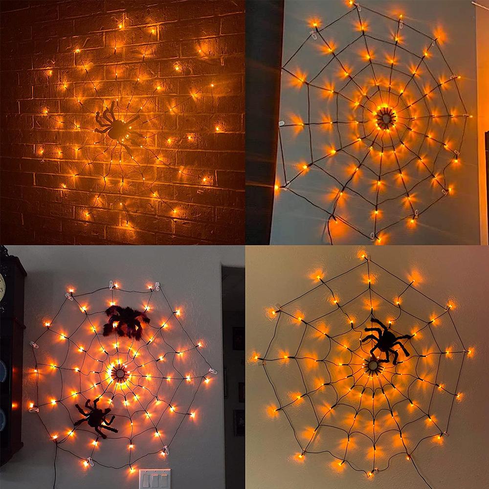 Higomore™ LED Halloween Spider Web Light