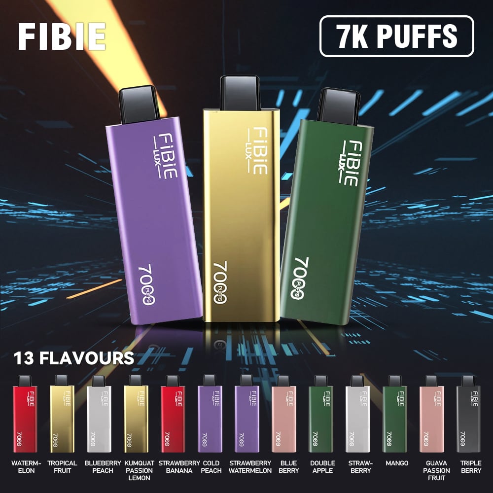 🔥FIBIE 7000 Puffs Einweg (15 Geschmacksrichtungen Kollektion)