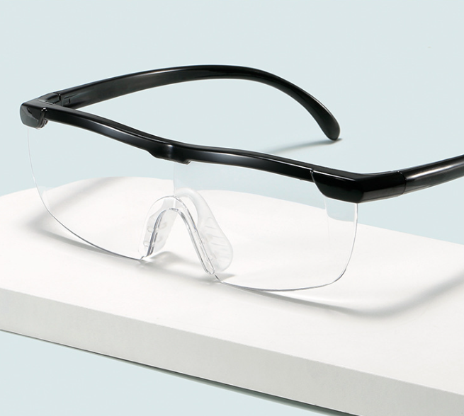 DUAL FOCUS READING GLASSES WITH SINGLE AND BIFOCAL LENS