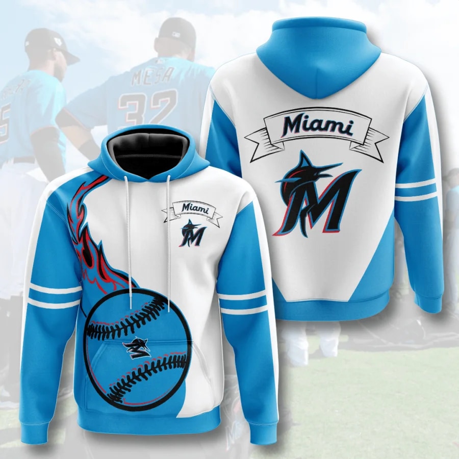 MIAMI MARLINS 3D HOODIES MM001