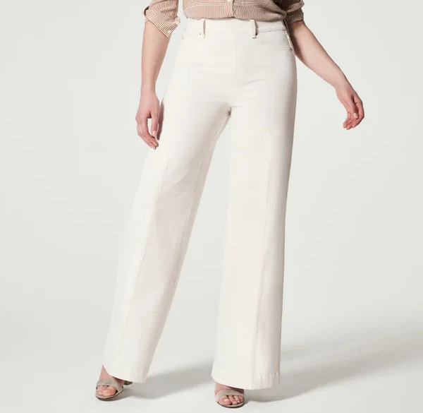 🔥Seamed Front Wide Leg Jeans