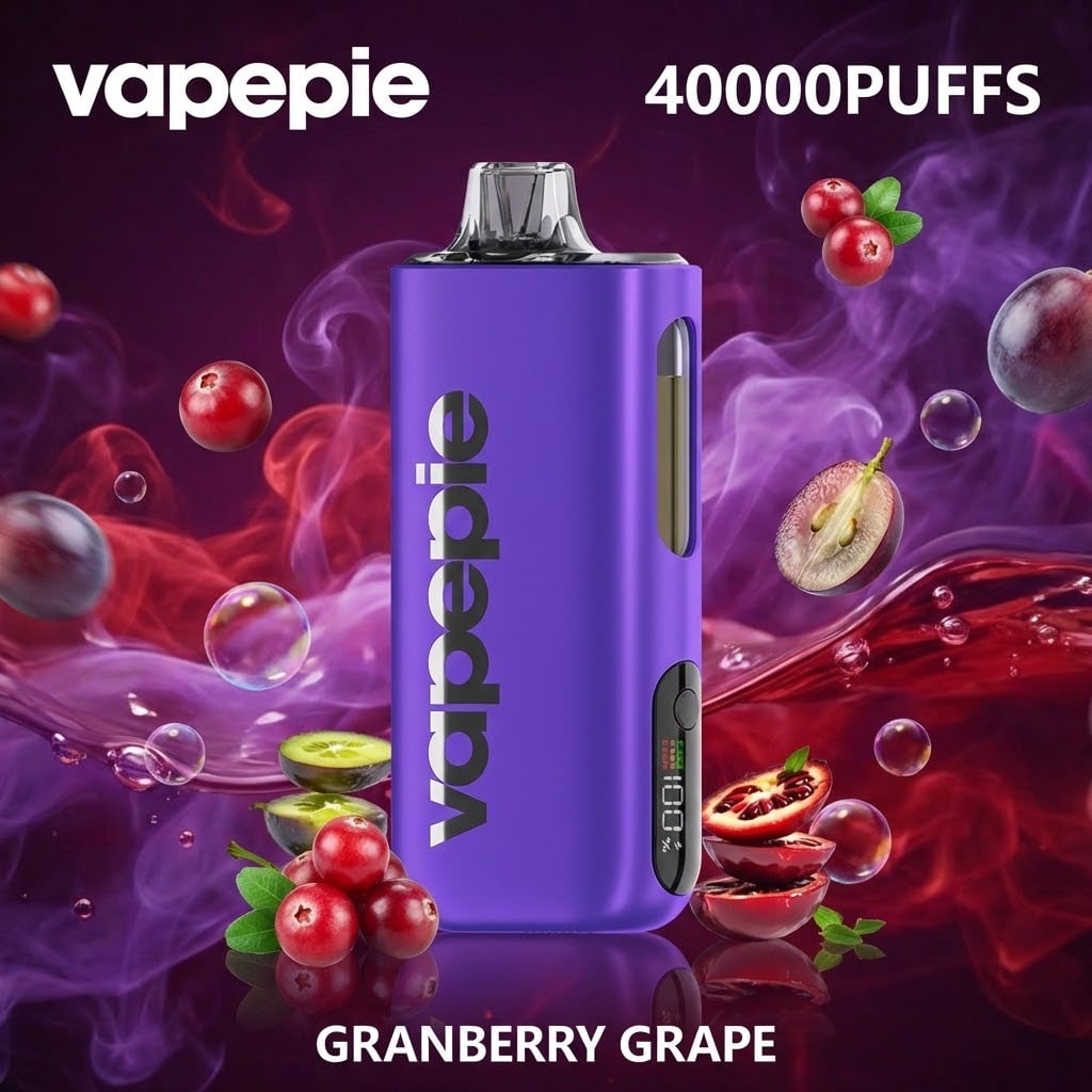 Vapepie Max 40000 - spanguoli en vynuogių skonio