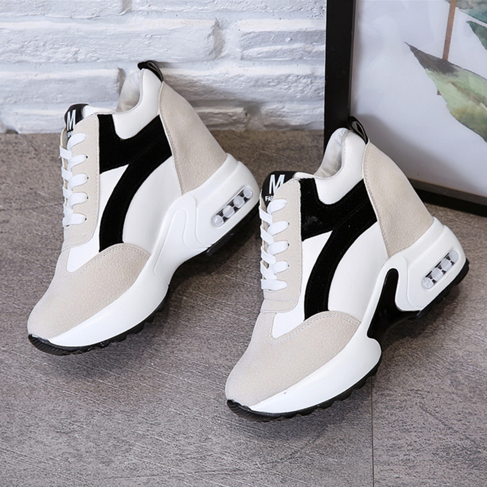 Castillotigo™ Zapatos casuales con plataforma color block