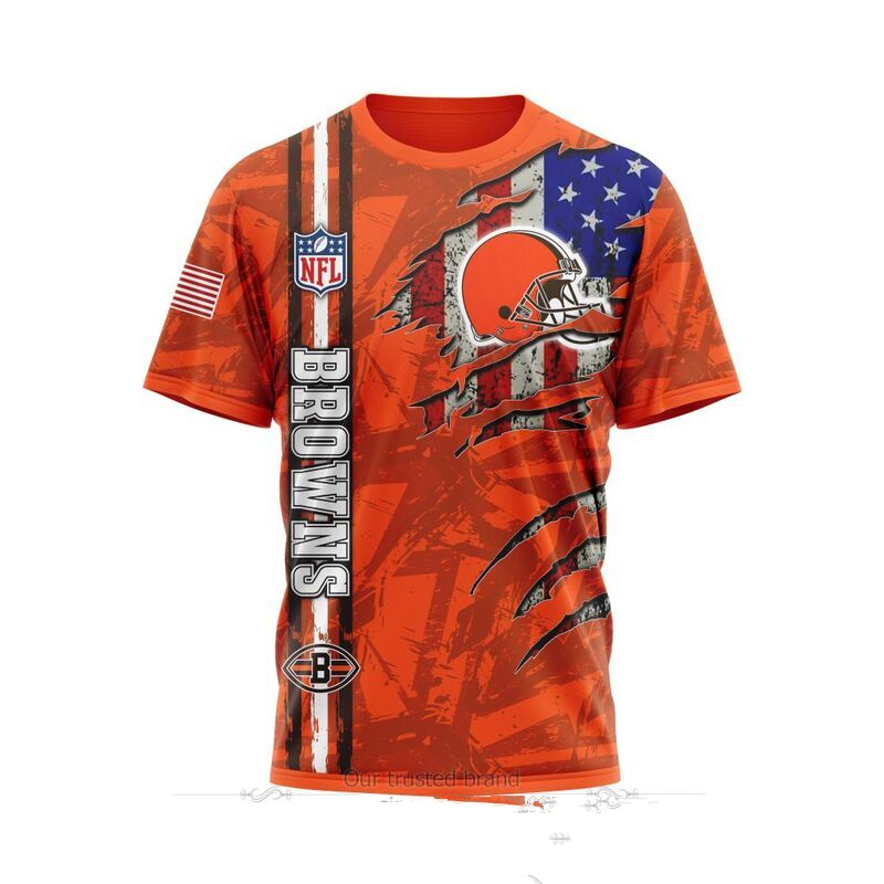 CLEVELAND BROWNS 3D HOODIE SKULL0802