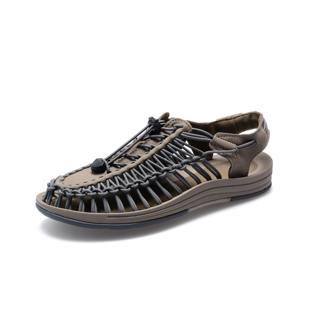 Castillotigo™ Nuevas sandalias de suela blanda tejidas de moda para hombres
