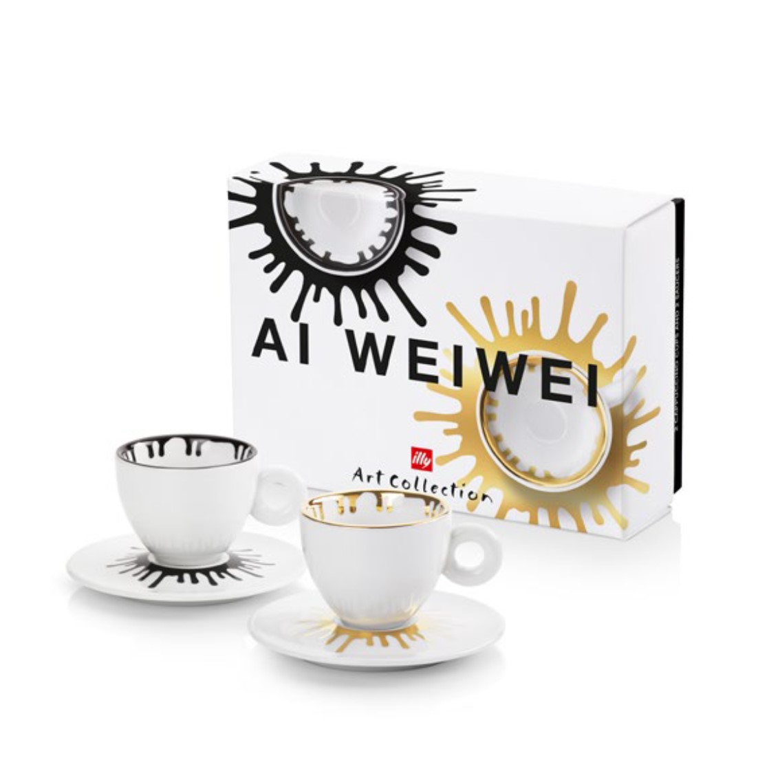 illy Art Collection Ai Weiwei - Set of 2 Cappuccino Cups