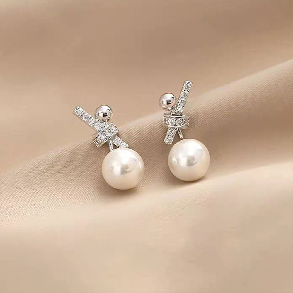 Castillotigo™ Pendientes de perlas de moda