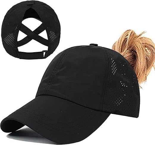 Womens Ponytail Hat Baseball Cap