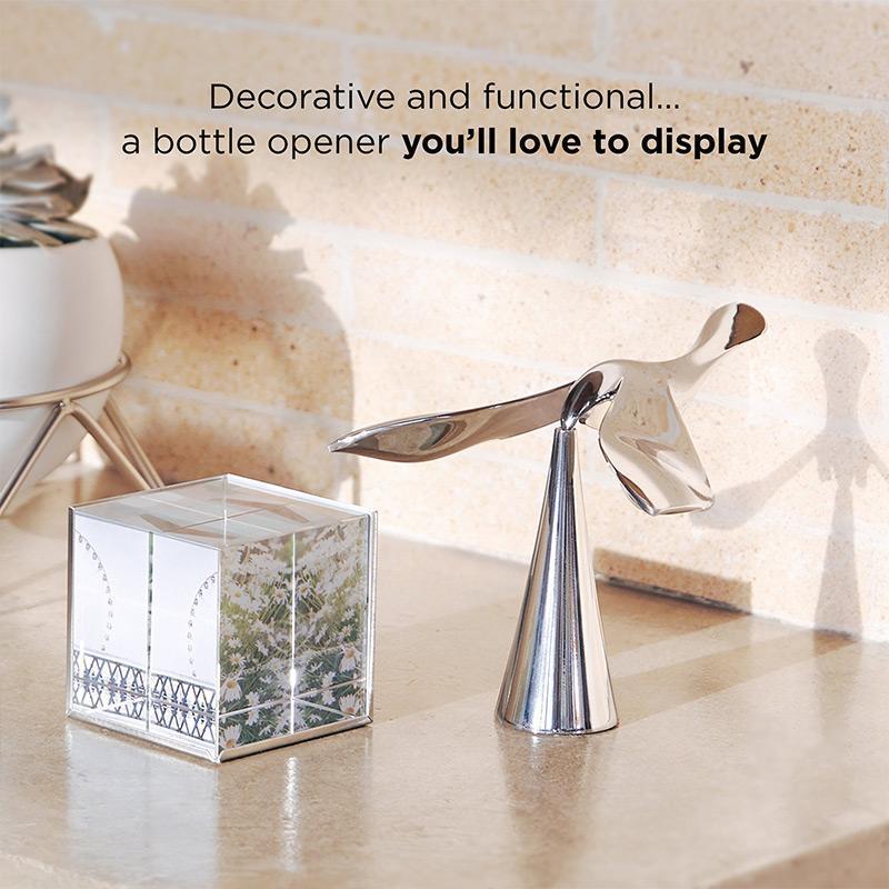Higolot™ High quality metal texture balance bird corkscrew like a work of art