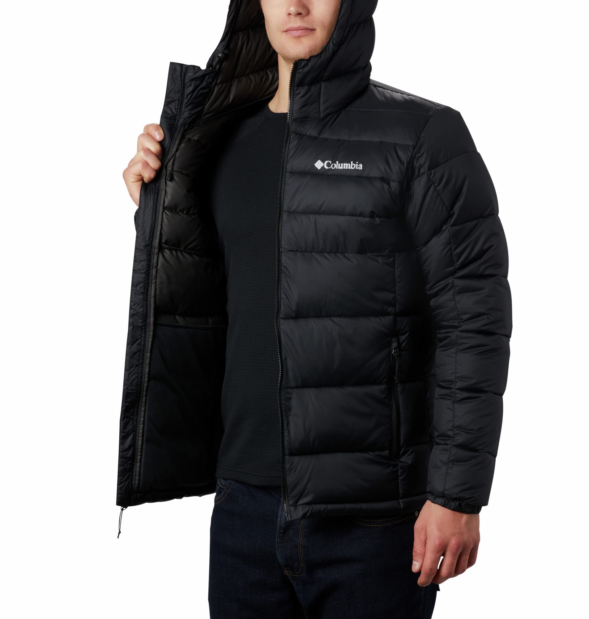 Columbia Chaqueta térmica con capucha para hombre