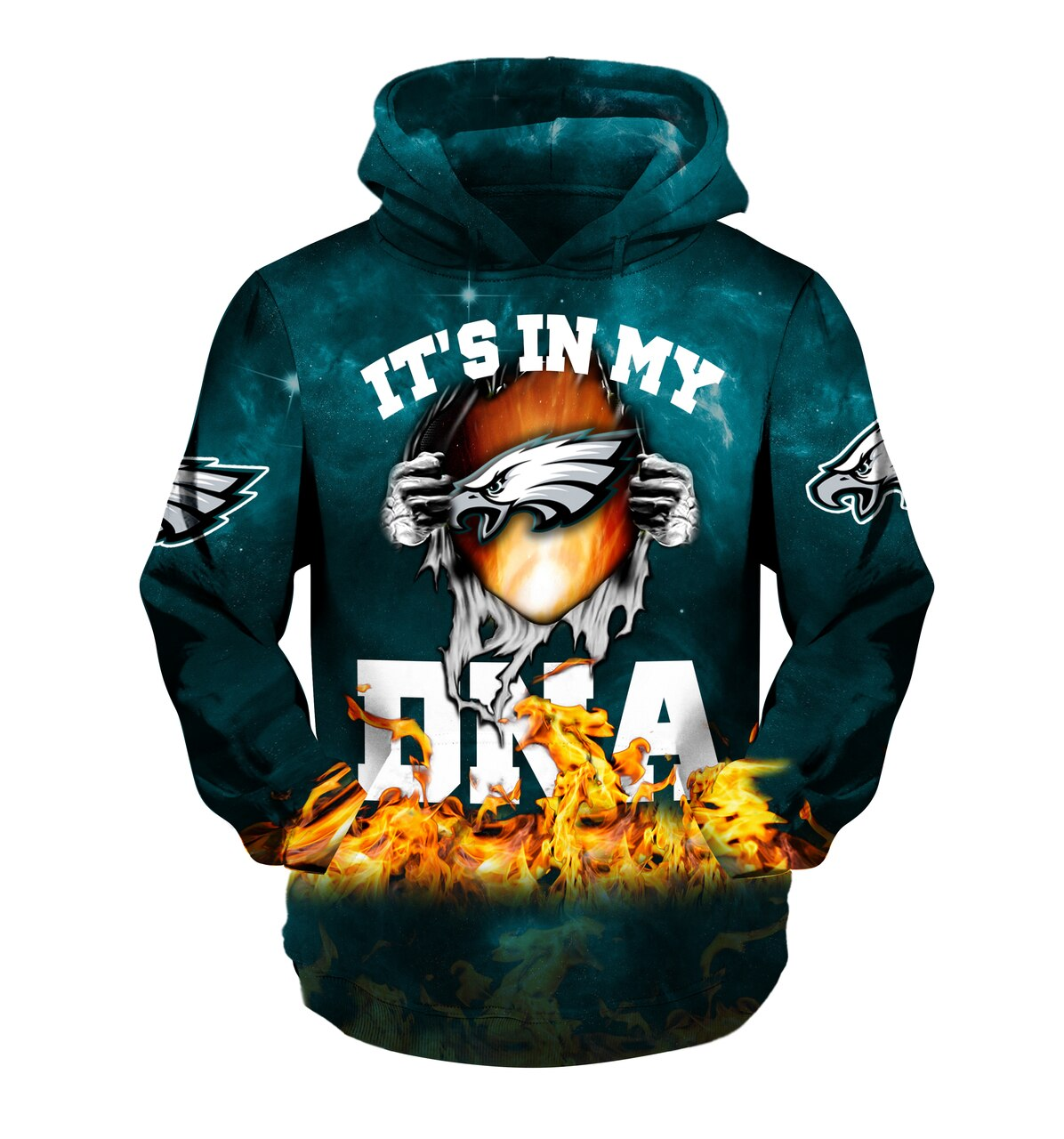 PHILADELPHIA EAGLES 3D HOODIE PPEE024