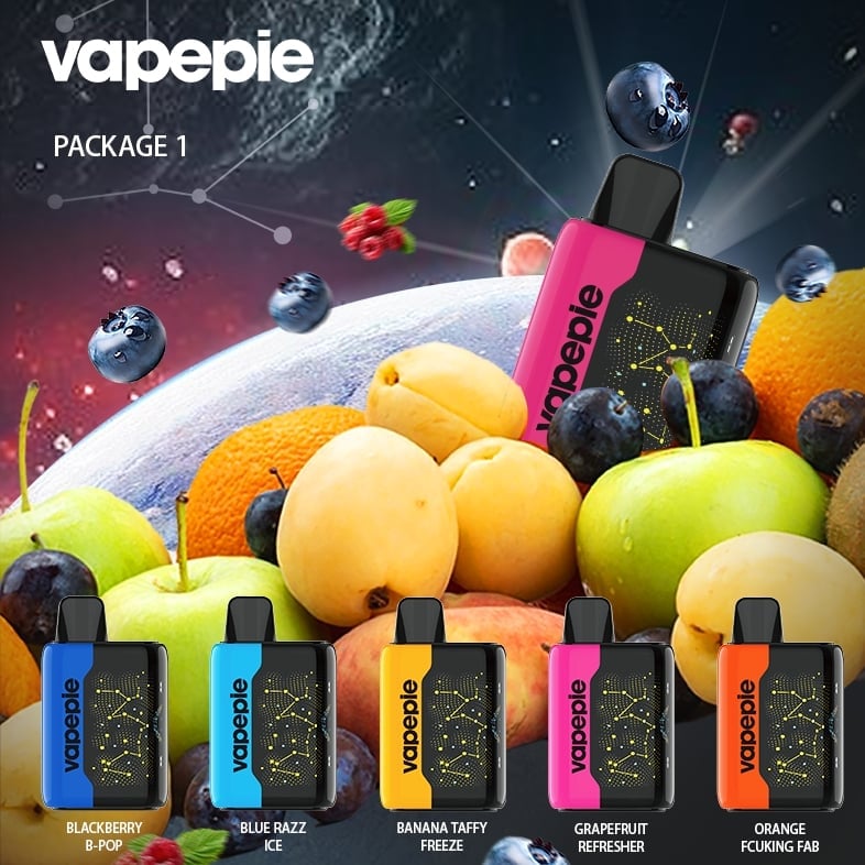 💫NEW PRODUCT LAUNCH💫Vapepie 25000 Puffs - Star Sky Curved Screen【Own your own starry world】