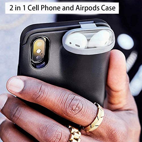 iPhone Case Cover with AirPods Earphone Holder