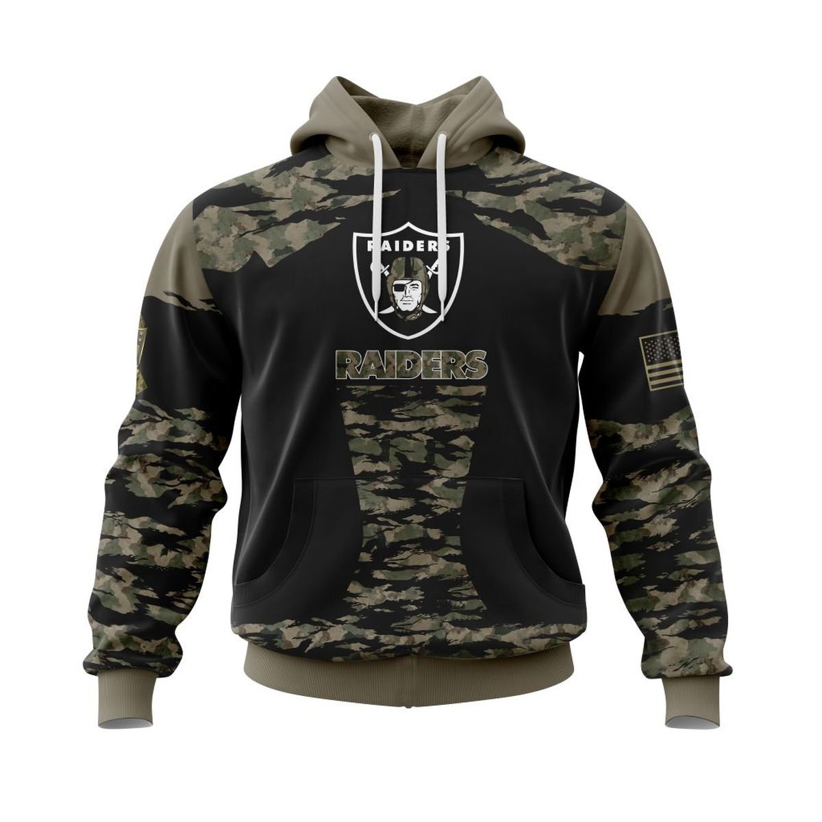 LAS VEGAS RAIDERS 3D HOODIE FLAG107