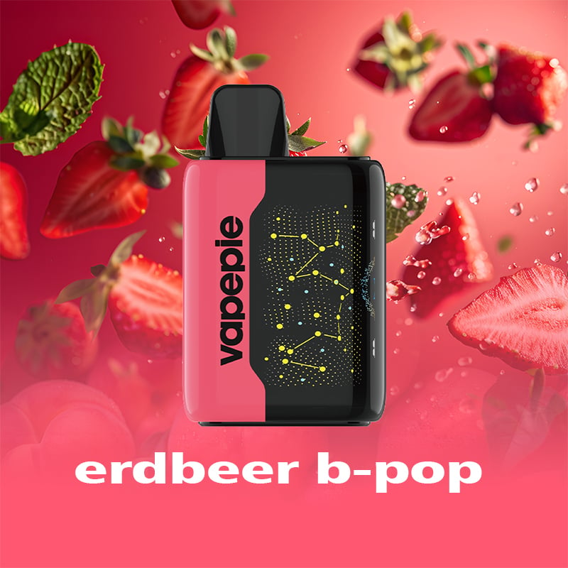 STRAWBERRY B-POP & VAPEPIE 25000 PUFFS - Star Sky Curved Screen