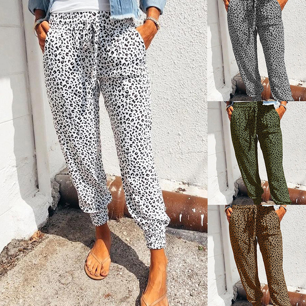 Castillotigo™ Pantalones casuales sueltos con cordón para mujer