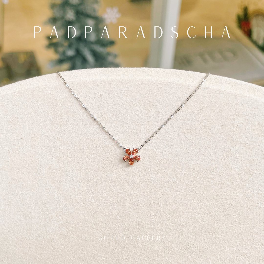 Pre-Order＊FAFA Padparadscha Necklace by Gifted Gallery