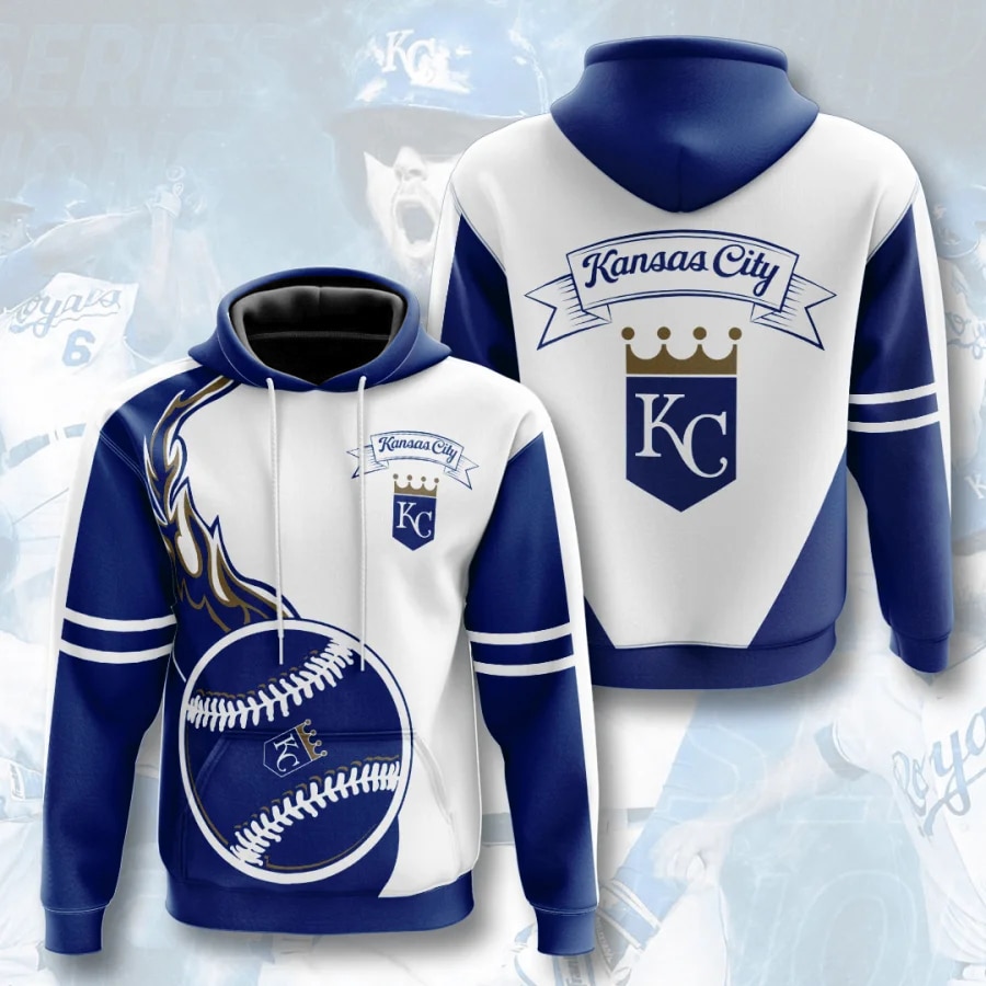 KANSAS CITY ROYALS 3D HOODIES KCR001