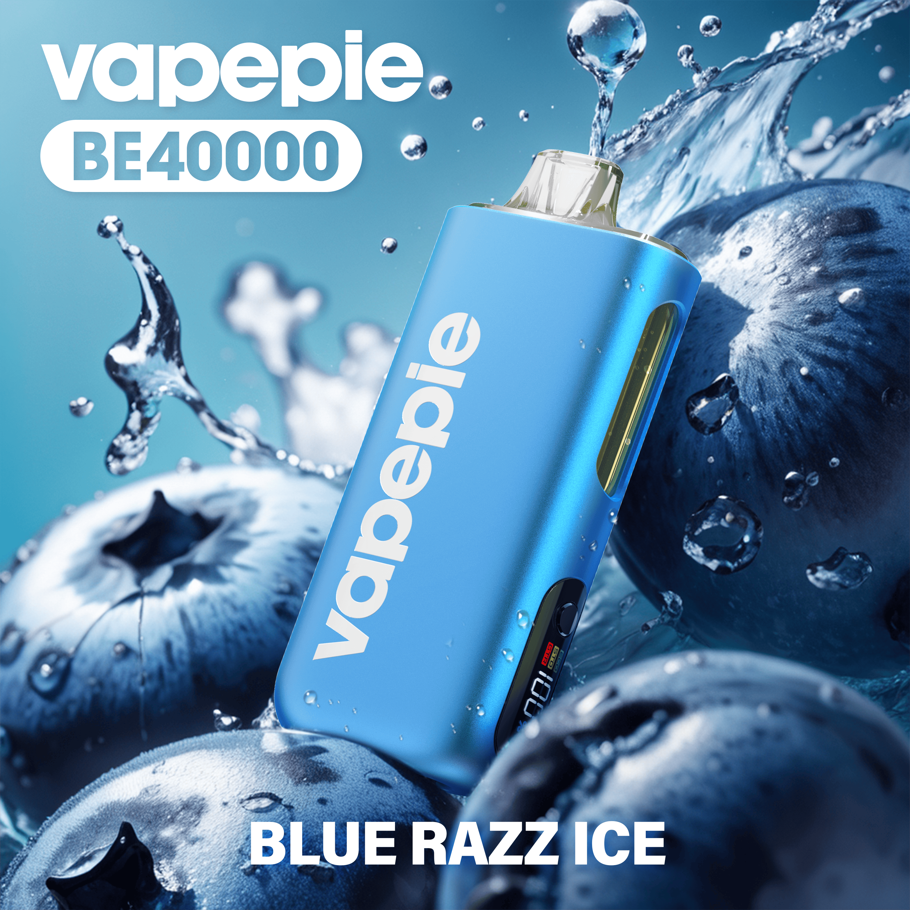 BLUE RAZZ ICE & VAPEPIE Max 40000 PUFFS