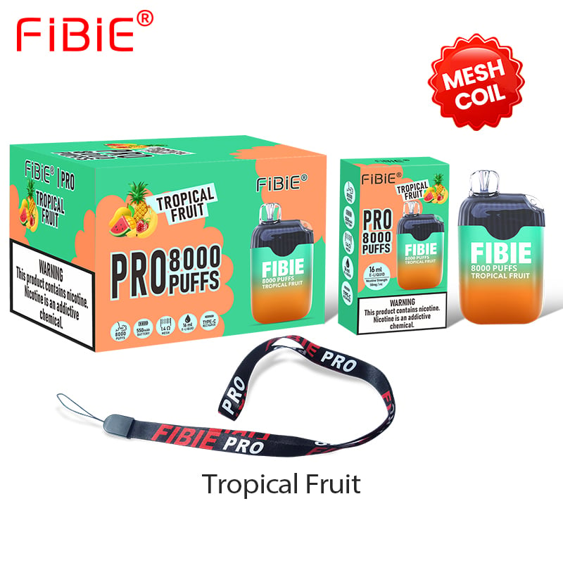 FIBIE 8000 Puffs (15 Flavors Collection)