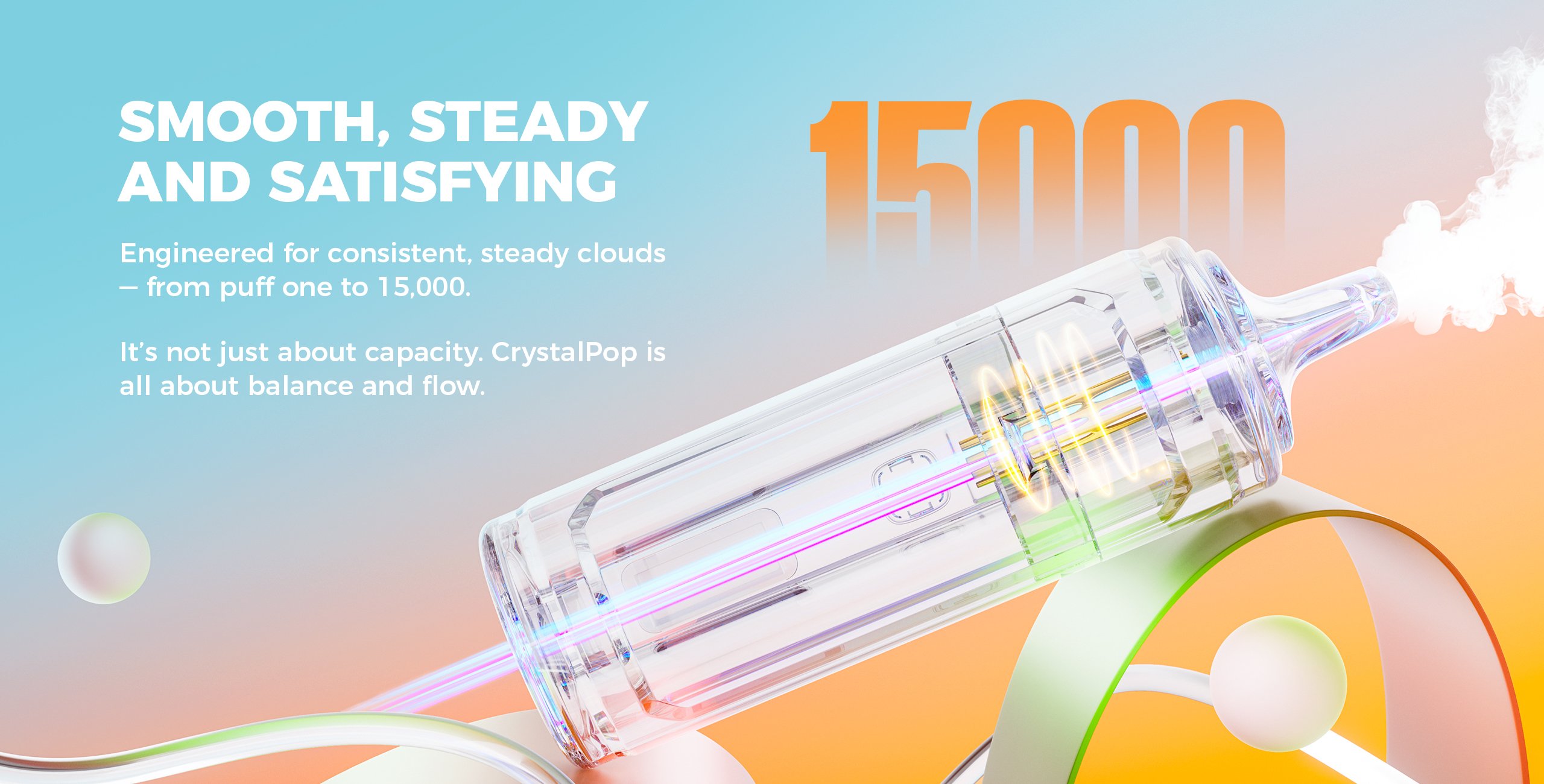 VAPEPIE Crystal Pop 15000 PUFFS