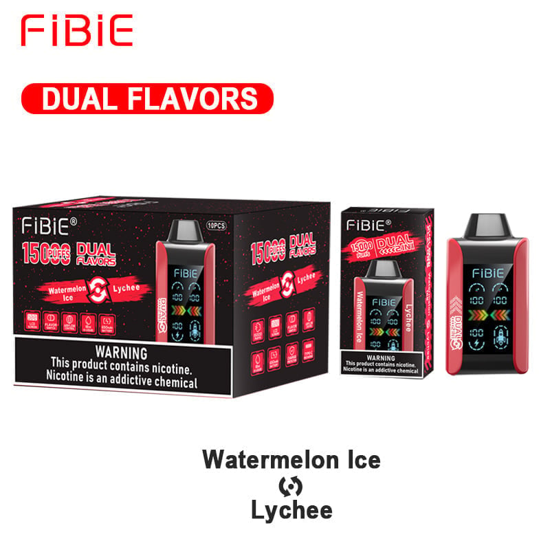 🔥FIBIE 15000 PUFFS - 12 Flavors (Jede hat zwei Geschmacksrichtungen)